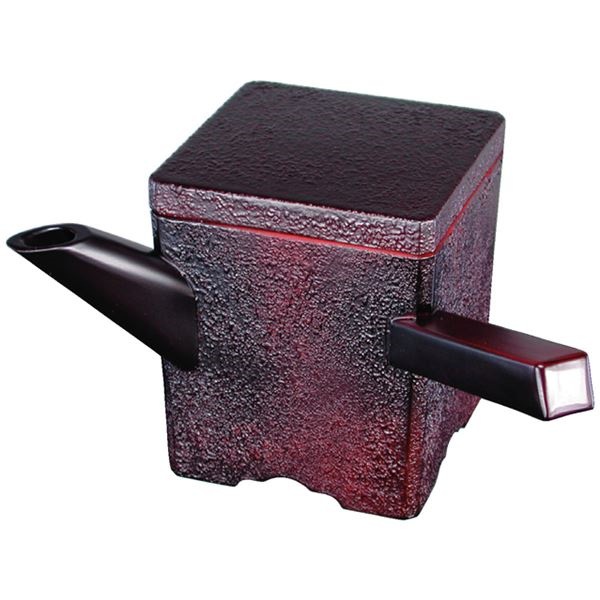 新元禄角湯筒（大）古代漆刻塗 A