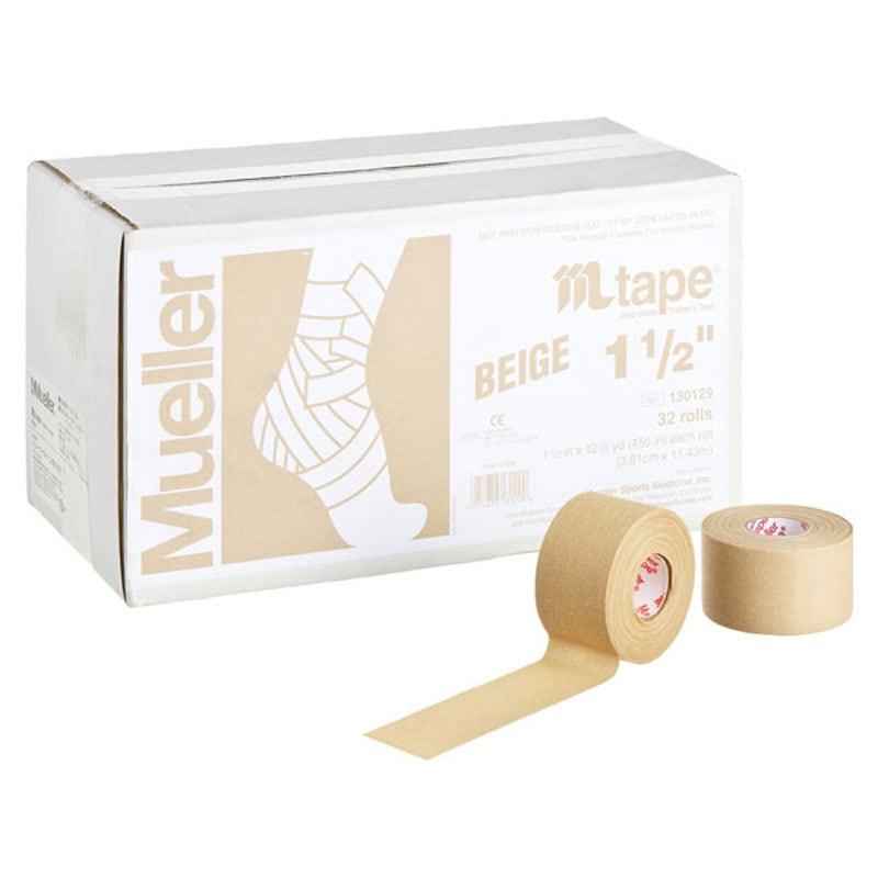 【ロット販売：入り数32】 MUELLER(ミューラー) Mテープチームカラー ベージュ ボディーケア テーピング (130827)