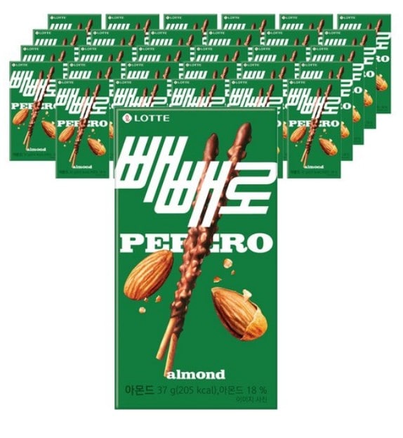 韓国商品 ペペロ ペペロデー 11/11 クッキー炸裂 おいしい人気商品 アーモンド味 37g NewJeans