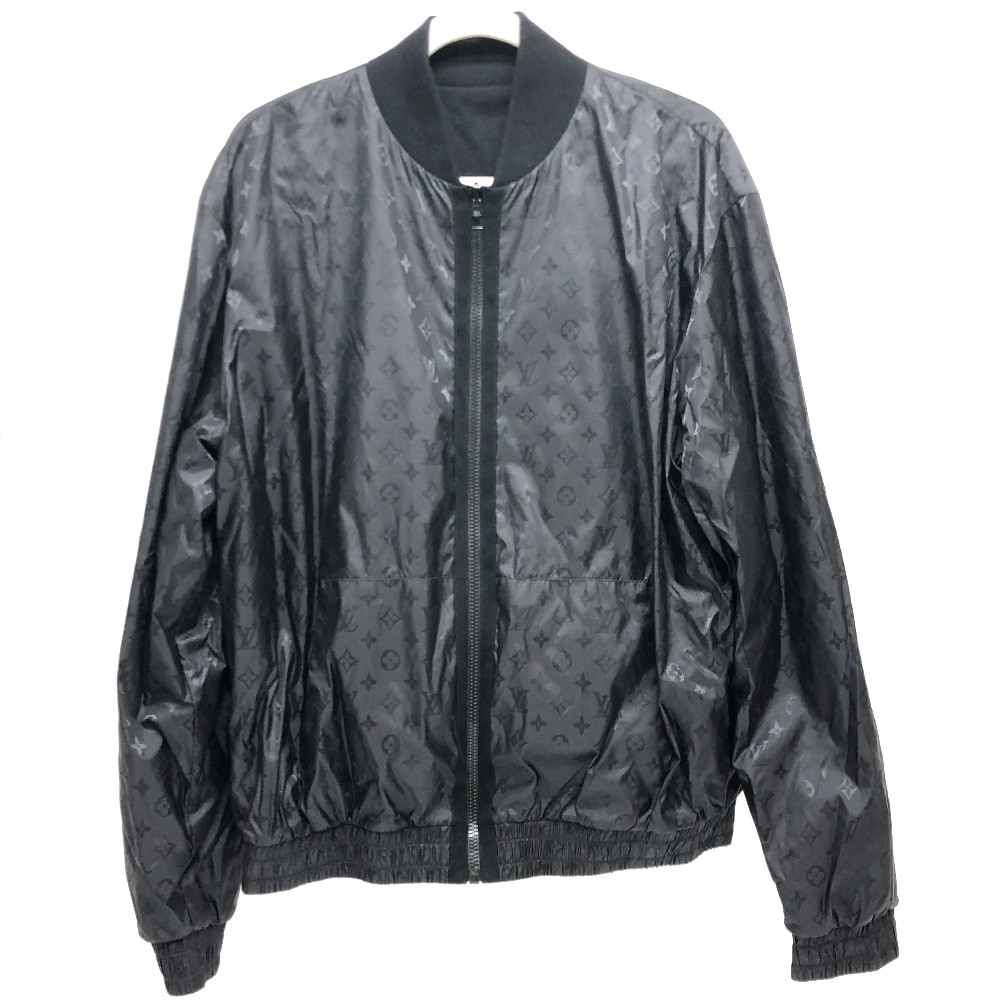 ブルゾンジャケット RM241Q リバーシブル モノグラム ナイロンジャケット ジャケット 上衣 アパレル ナイロン ブラック 121,000円