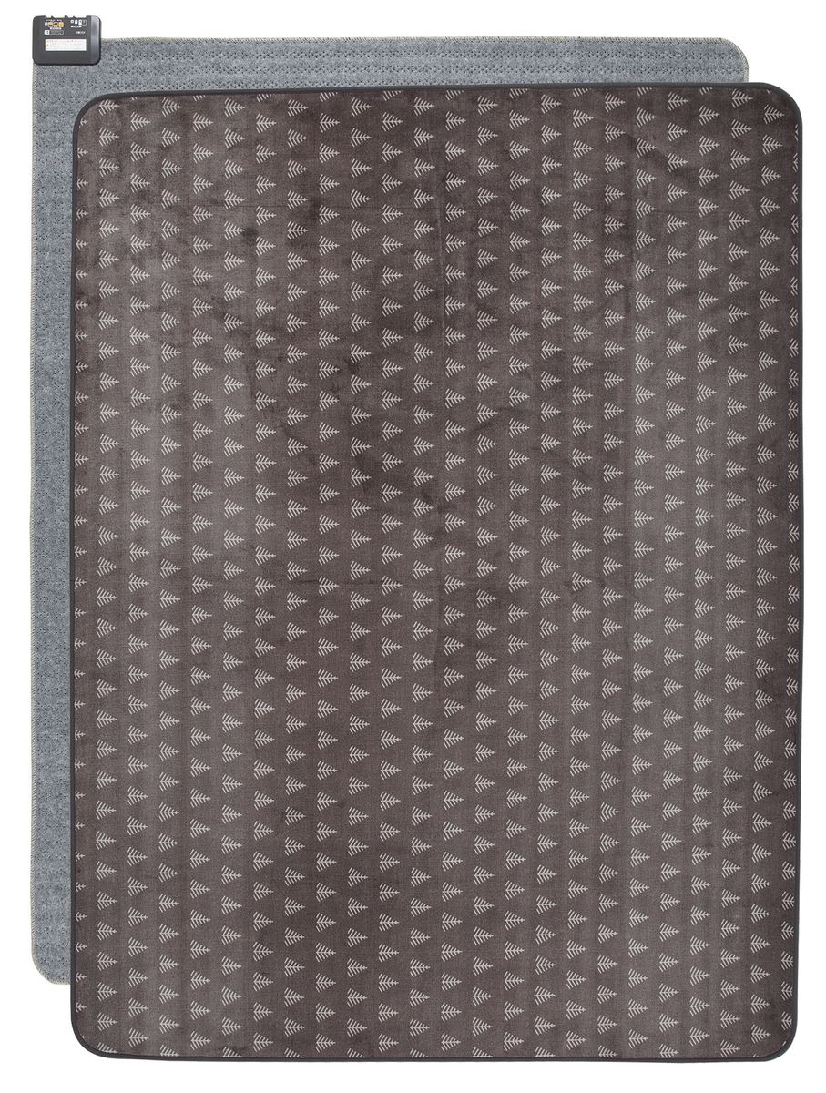 広電 VWU301UH-HK ホットカーペット（3畳相当　グレー/ツリー柄） VWU301UHHK