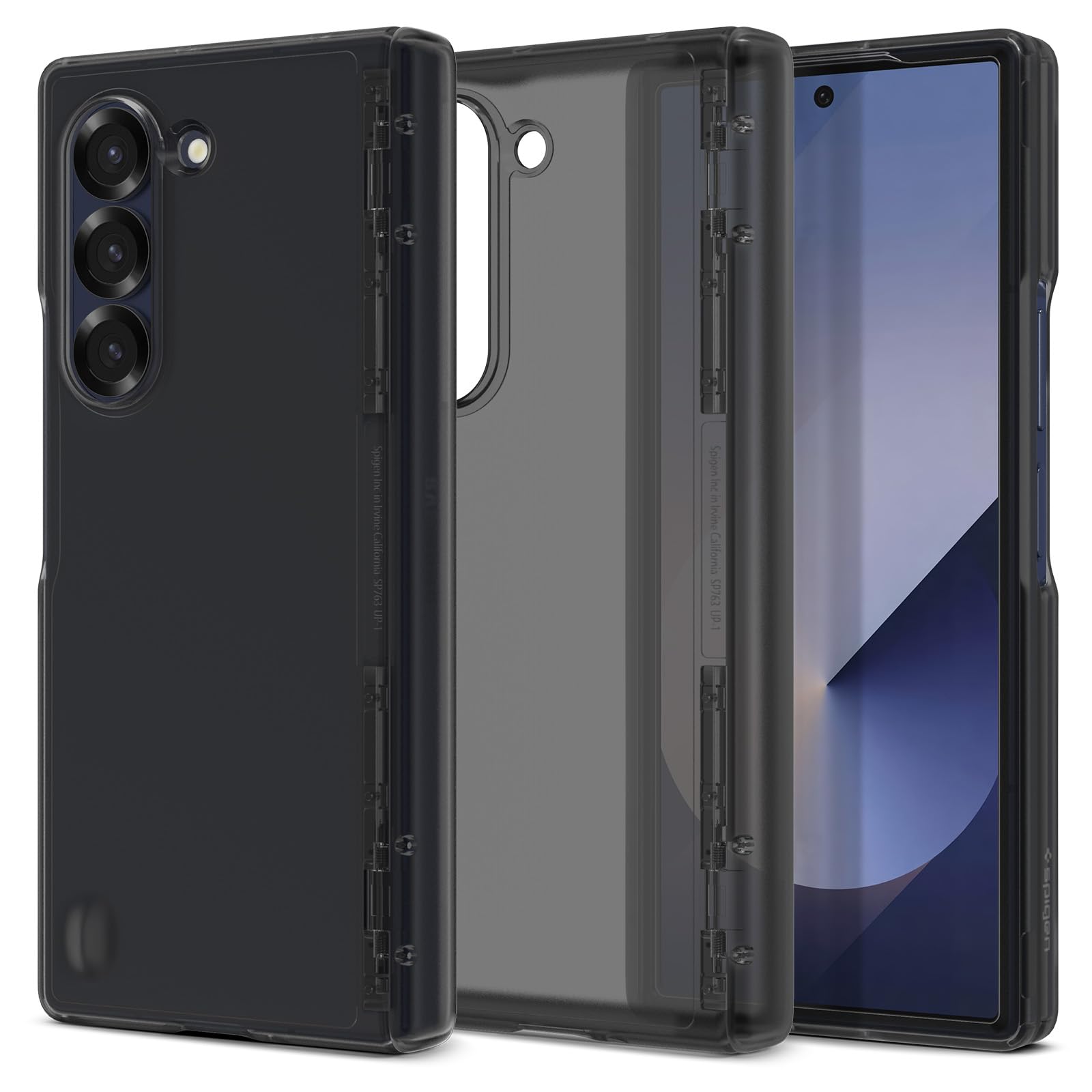 Galaxy Z Fold 6 ケース フロスト 超薄型 超軽量 耐衝撃 ワイヤレス充電 対応 マット仕上げ レンズ保護 指紋防止 擦り傷防止 ウルトラ・ハイブリッド プロ