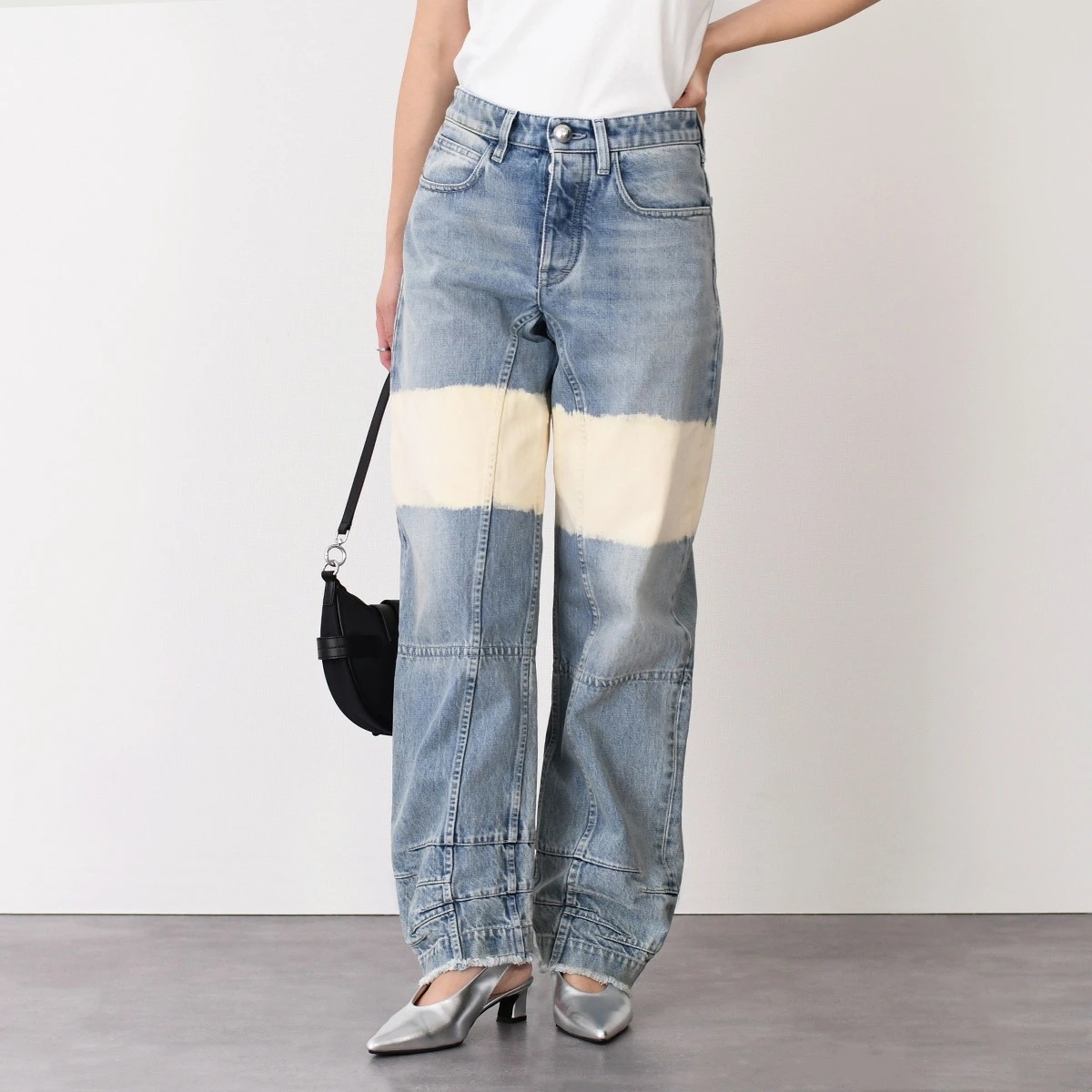 パンツ ボトムス ブリーチウォッシュ デニムパンツ J02KA0230 J46463 レディース ライトブルー