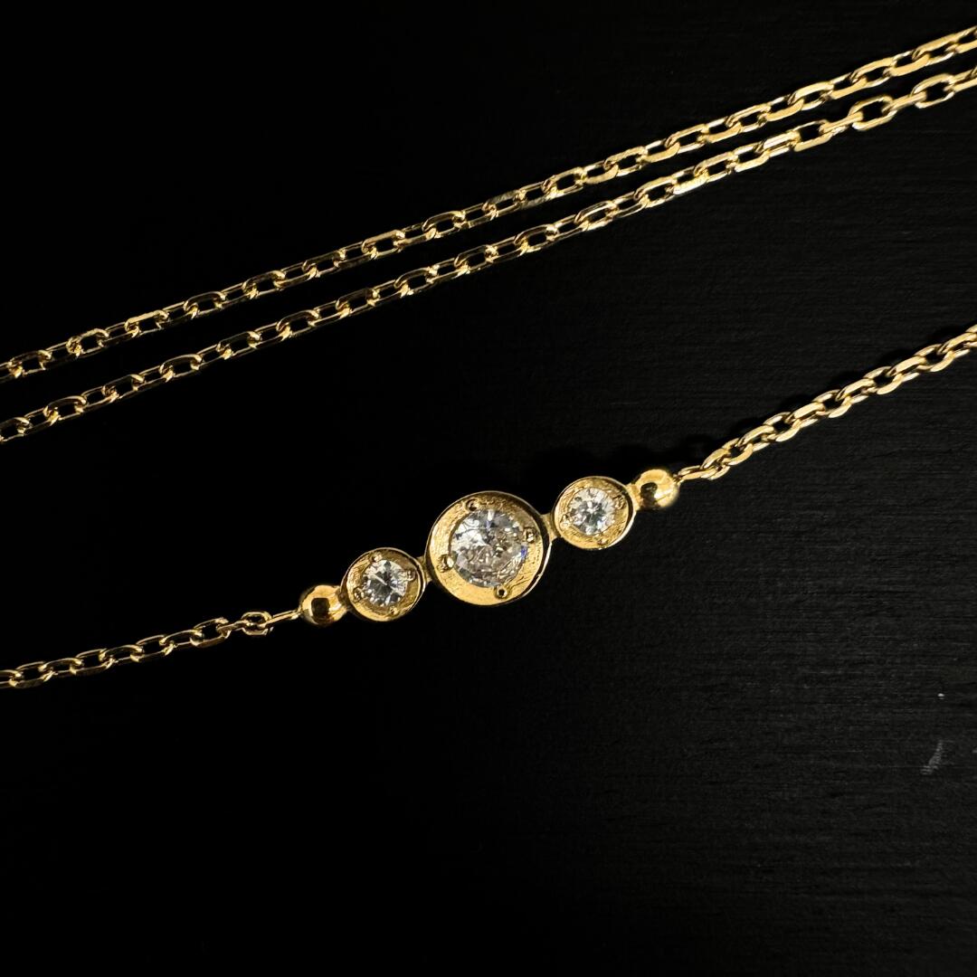 正規品 ナチュラルピュア ブレスレット アンクレット レディース シンプル おしゃれ イエローゴールドカラー サージカルステンレス ステンレス 金属アレルギー 対応 結婚式 結婚記念日 誕生日 プレゼ