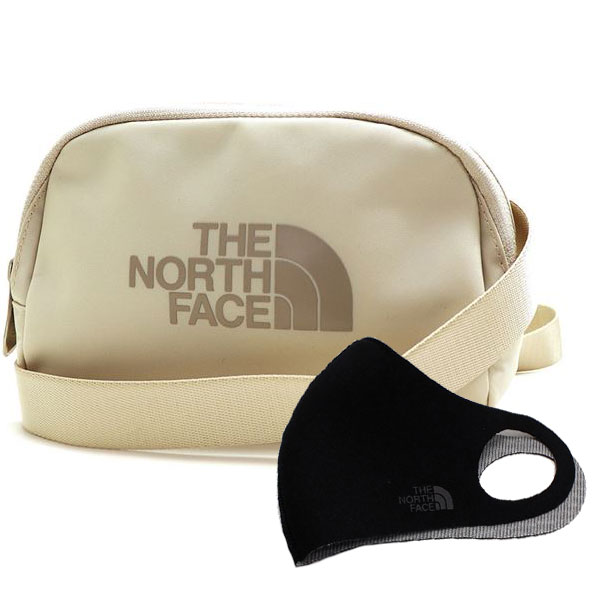 セット商品 マスクセット ボディバッグ メンズ レディース 斜め掛けバッグ ウエストバッグ WAIST BAG MINI クリーム NN2PP65K CRE