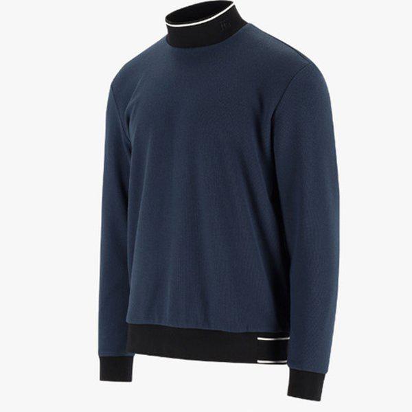 男性 エリポイント 防風モックネックTシャツ 6K-75452-800_US