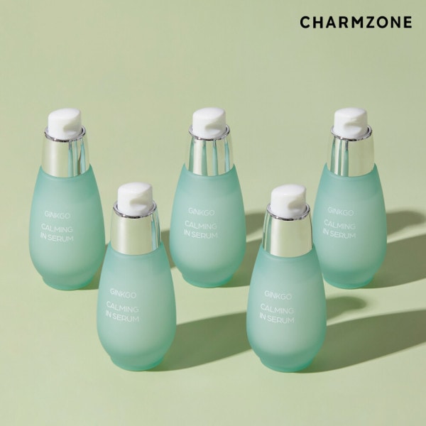 チャームゾーン 鎮静 カーミングインセラム 30ml X5個/イチョウ葉エキス/鎮静+水分保湿