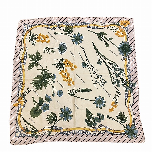 マニプリ ボタニカル柄 ブランド小物 スカーフ ハンカチ レディース【中古】
