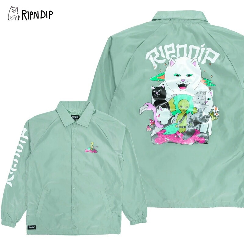 リップンディップ Runaway Coaches JacketPineコーチ ジャケット アウター 男性用 メンズ