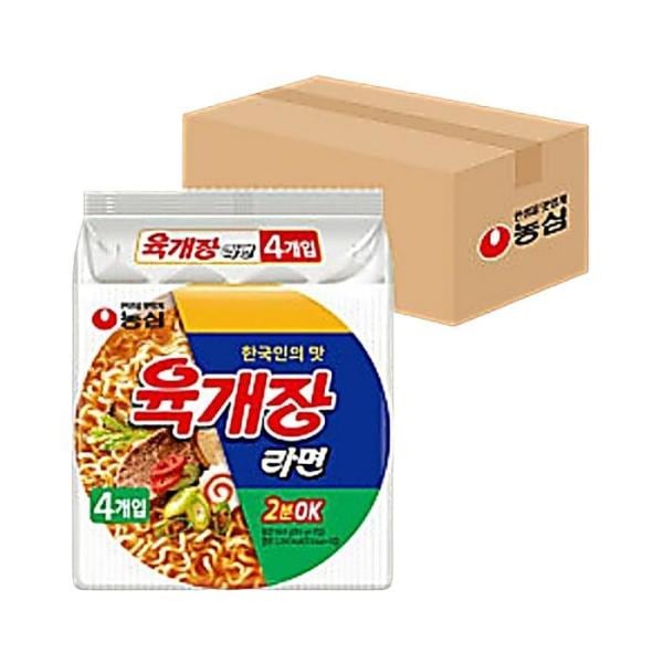 (NEW) 農心ユッケジャンラーメン(マルチパック) 4入(116g X 32個)