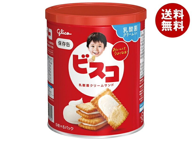江崎グリコ ビスコ保存缶 30枚＊10個入