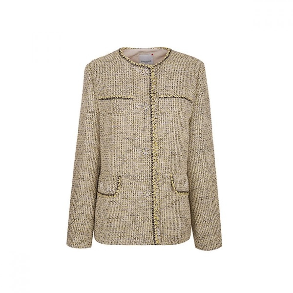 [クロコダイルレディ] イエロークローカー 9パートツイードジャケットCLCSJK103