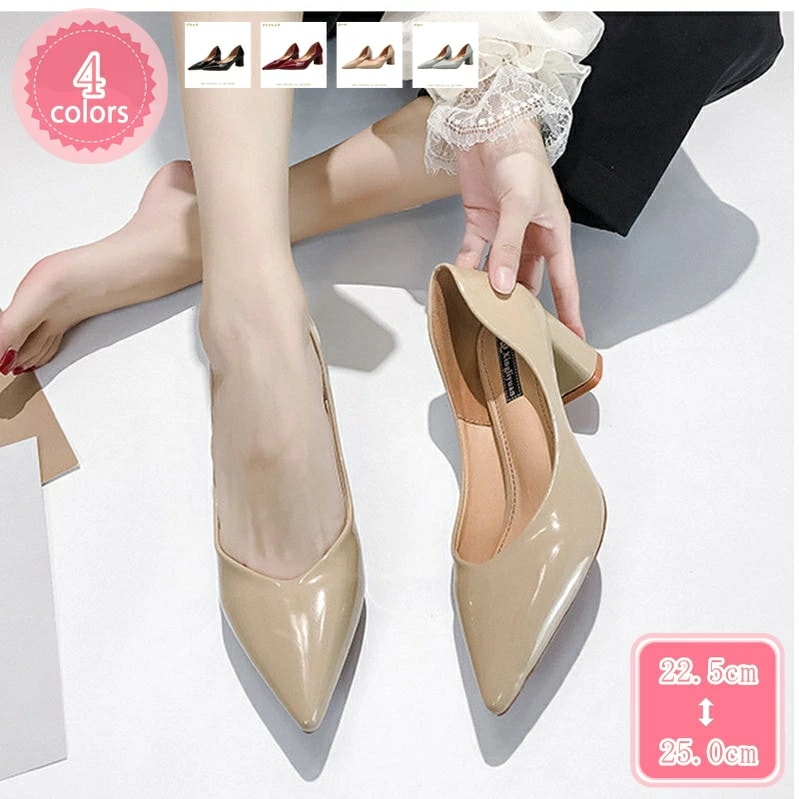 500円OFFクーポン レディースパンプス オフィス ビジネス レディース 靴 女性 5cmヒール 歩きやすさい 履きやすい 美脚 通勤 仕事 スリッポン シューズ フォーマル 仕事 通勤 就活 冠婚 6,060円