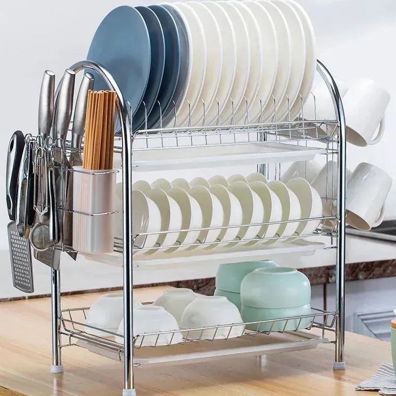 単 安定 錆防止台所用品ホルダ 茶碗収納 調味料収納 食器収納 お手入れ簡単