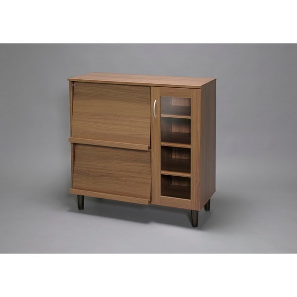 KBNｰ9390 ウォールナット キッチンキャビネット メーカー直送