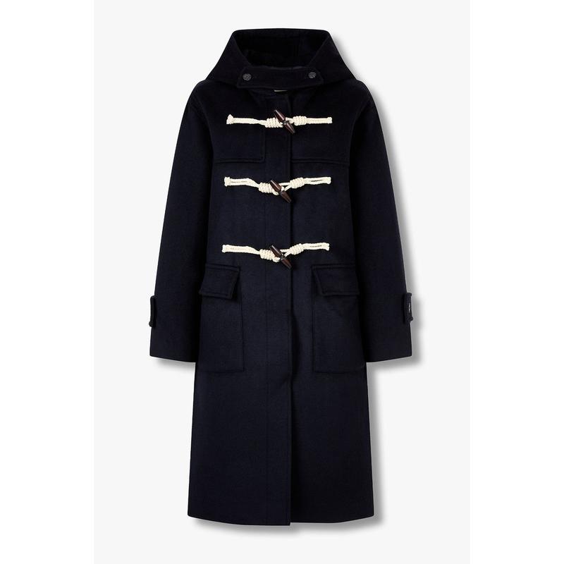 トグルフード ウール混紡ロングコート 9175411984_s