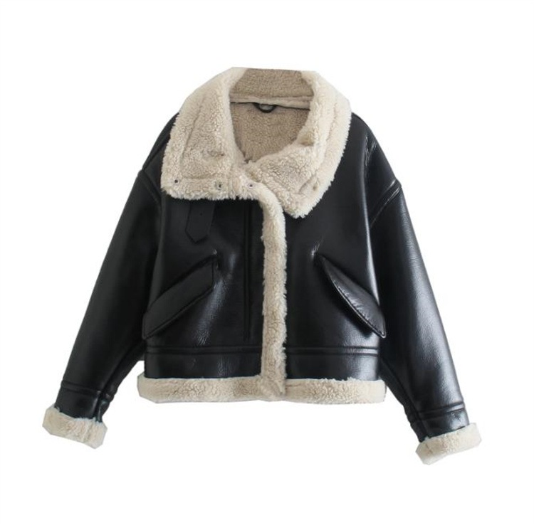 早い者勝ち 短いスタイル 怠惰な風 トレンド 暖かい コート ジャケット カジュアル ストリート