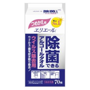 エリエール 除菌できるアルコールタオル ウィルス除去用 詰替用
