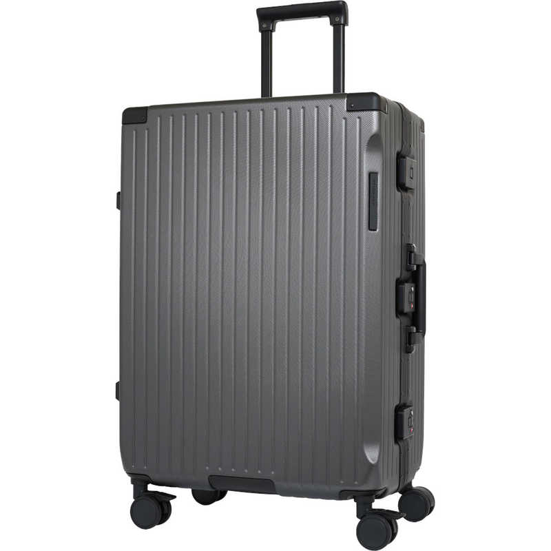 SKYNAVIGATOR　スーツケース フレームタイプ 旅行日数目安：1週間 74L 預け入れ無料 ［ TSAロック搭載 ］ ガンメタ　SK-0895-63-GM