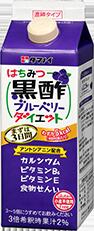 タマノイ酢 はちみつ黒酢ブルーベリーダイエット 濃縮タイプ 500ml 紙パック 2ケース(24本)