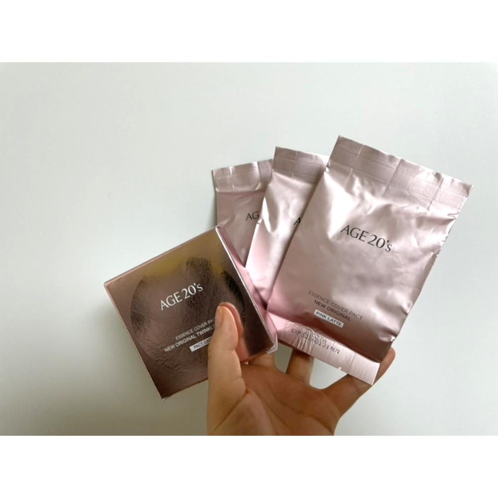 ツインクルエディションエッセンスカバーファクトケース+詰め替え12.5gx 3pホワイトベージュ（21号）1セット 5,409円