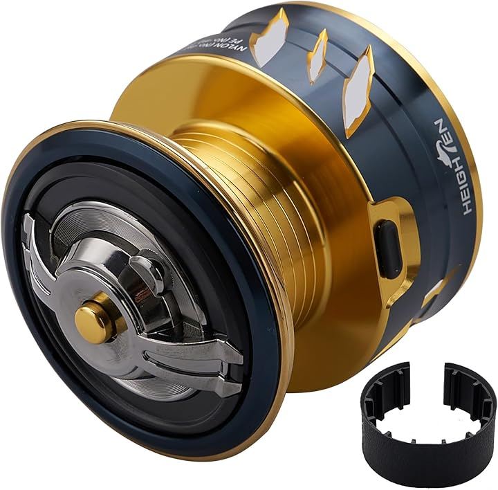 リール スプール シマノ レバーブレーキ スピニングリール 替えスプール BB-X テクニウム ファイアブラッド ハイパーフォース デスピナ ラリッサ (ゴールド - アップグレード)