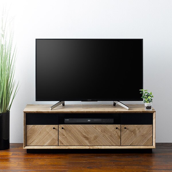 テレビ台 ローボード 矢貼りデザイン アロー 幅115cm