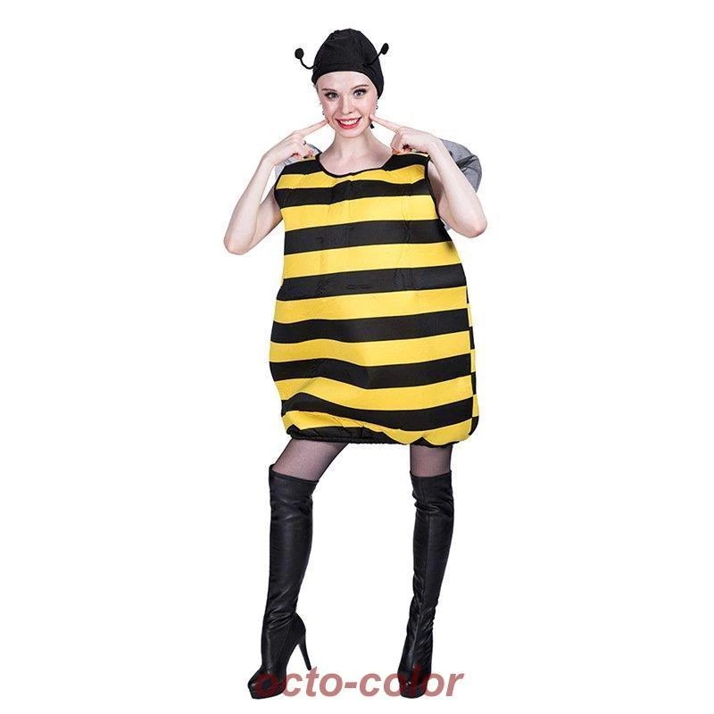 2025新作人気ハロウィン衣装 大人用 女性用 昆虫 ミツバチに変身 コスプレ衣装 コスチューム ハロウィン 衣装 レディース ガールズ ハロウィーン