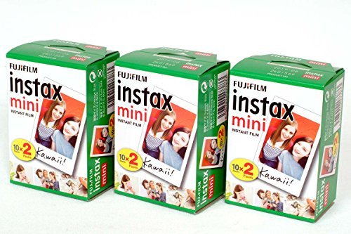 富士フイルム(FUJIFILM) インスタントカメラ チェキ用フィルム INSTAX MINI WW 2 20枚入りx3パックセット 計60枚