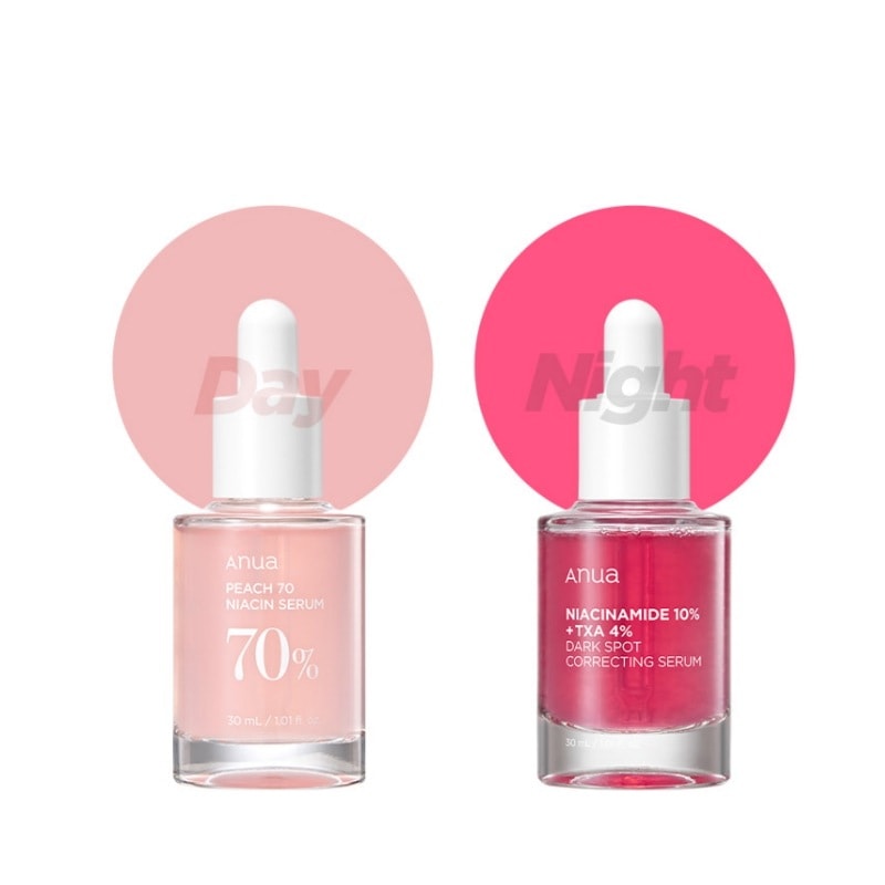 【正規品】【ブースターセット】 桃 ナイアシン 70 セラム+ダーク スポット コレクティング セラム