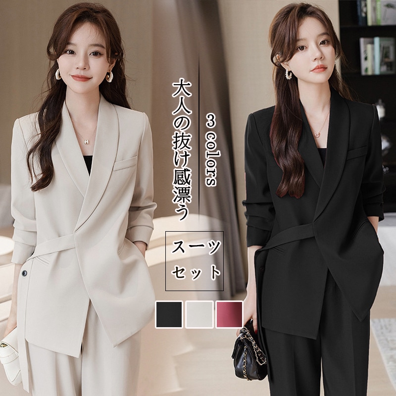 スーツジャケット 入学式 ママ スーツ セットアップ スーツセット 通勤 レディース スーツ 入園式 入学式 卒園式 ビジネススーツ