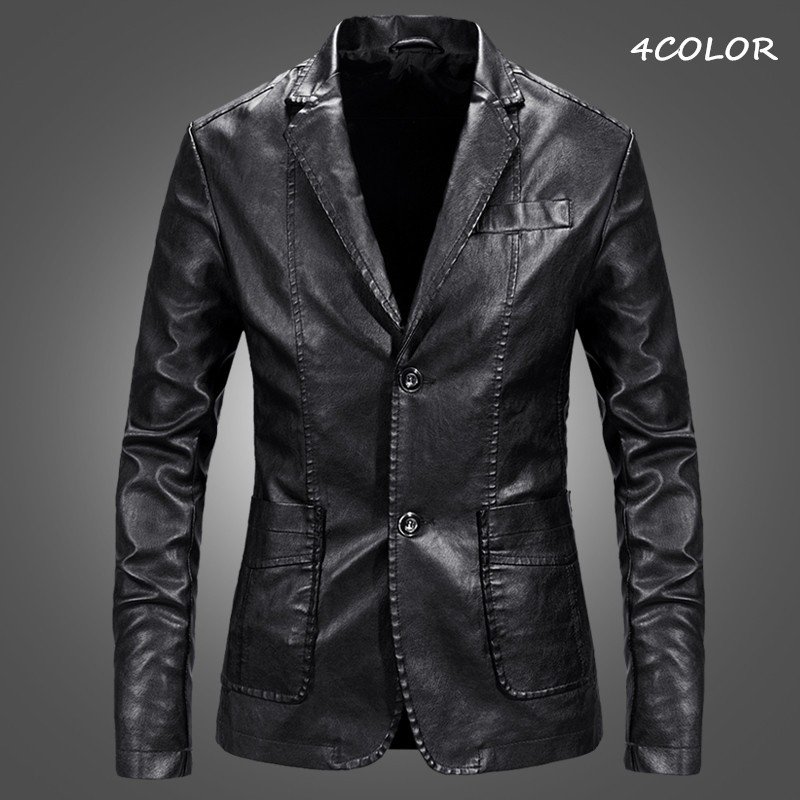 メンズ レザージャケット ジャケット レザーコート 革ジャケット 大きいサイズ PU バイクジャケッ