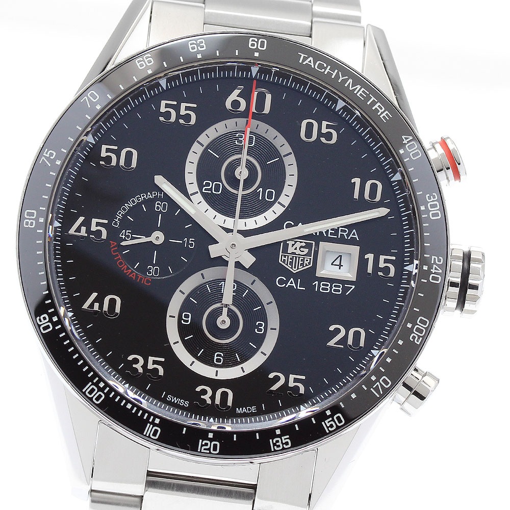 タグホイヤー TAG HEUER CAR2A10.BA0799 カレラ キャリバー1887 クロノグラフ 自動巻き メンズ 保証書付き_890361【中古】