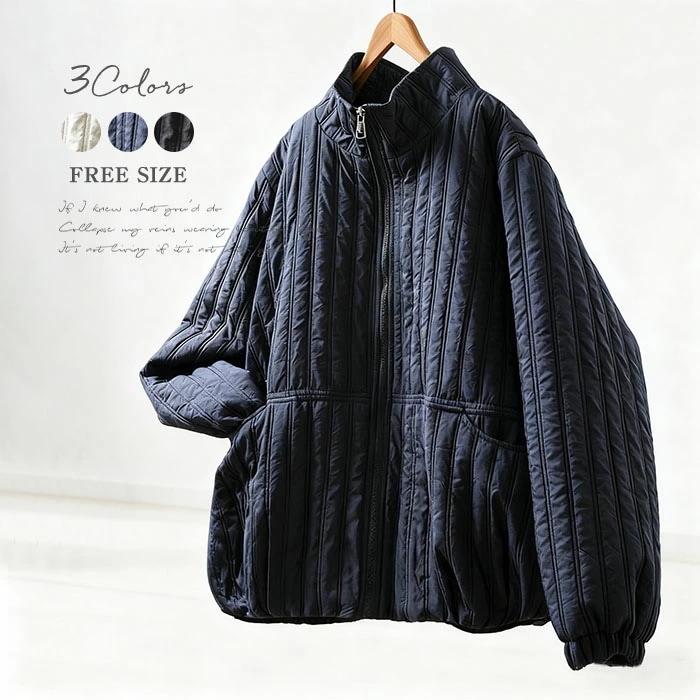 キルティングコート 中綿コート コート レディース 秋冬 厚手 防寒 暖かい ミドル丈 中綿 大人 ミドル丈コート 切り替え ジャケット ブルゾン 秋コート 冬コート アウター 長袖 おしゃれ ゆった
