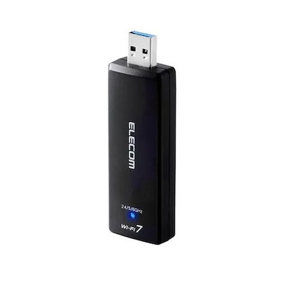 他サイト： エレコム　ELECOM　WiFi 無線LAN 子機 2880＋2880＋688Mbps Wi-Fi 7 11be/ax ブラック　WDC-BE28TU3-Bの商品画像
