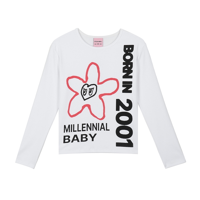 Flower Eyes 2001 T shirt - WHITE