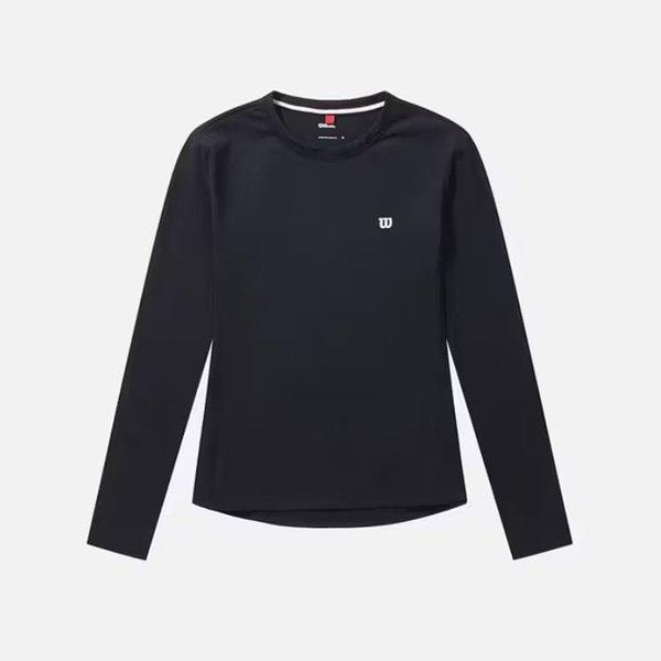 [] 女性用ソフトフレックス長袖Tシャツ W243002TTL91BLK