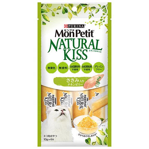 ナチュラルキッス　ささみ入りチキンゼリー　４０ｇ（１０ｇX４本）X３０袋　ＣＲＣ35―25―20―50―00