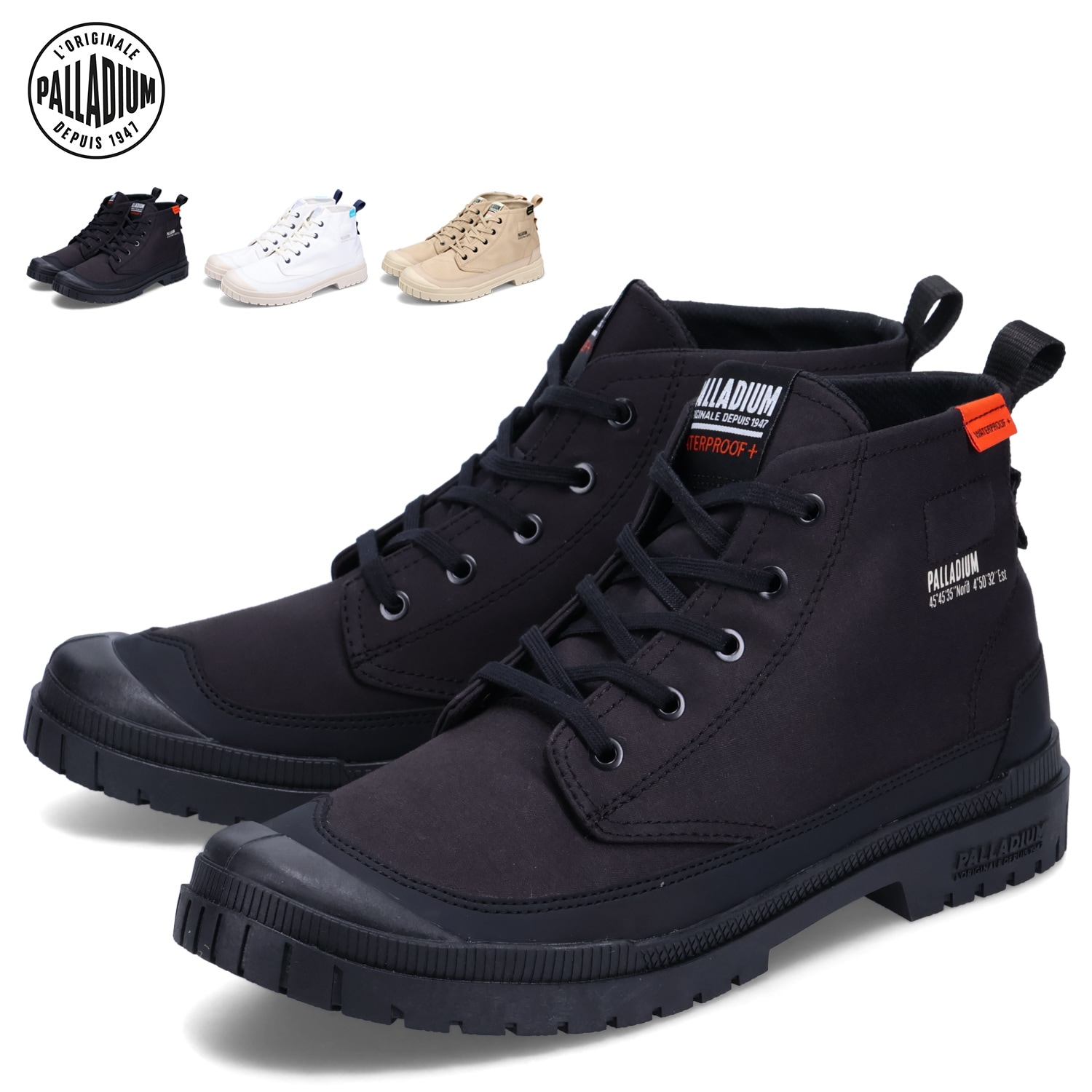 スニーカー メンズ 防水 SP20 WP+ ブラック ホワイト ベージュ 黒 白 79146