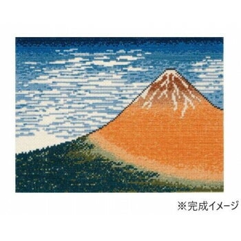 ししゅうキット　7137（ベージュ）　日本名所絵百選シリーズ　凱風快晴