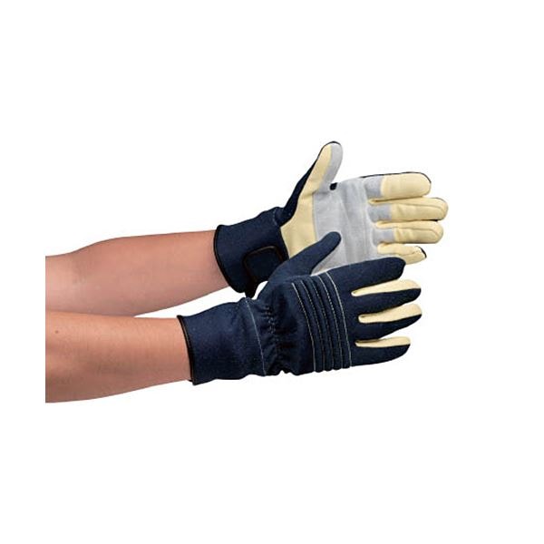 ミドリ安全消防/レンジャー用 防火手袋（セラミックレザー補強タイプ） L MK-FM-1-NV-L 1双