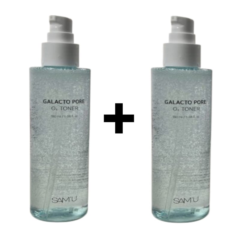 ガラクトポアオーツートナー, 180ml+180ml 2本 [とうあおすすめ] 洗顔 セラミド ガラクトミセス ツボクサ シカ ヒアルロン酸 アデノシン 毛穴ケア