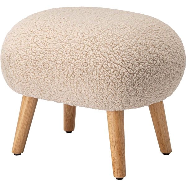 スツール ライトベージュ （約W50×D41×H38cm） 組立式