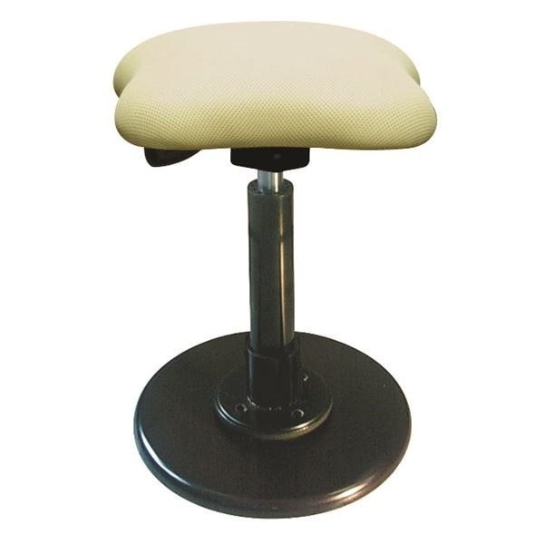 モダン スツール/丸椅子 アイボリーブラック 幅33cm 日本製 スチールパイプ ツイストスツールラフレシア3