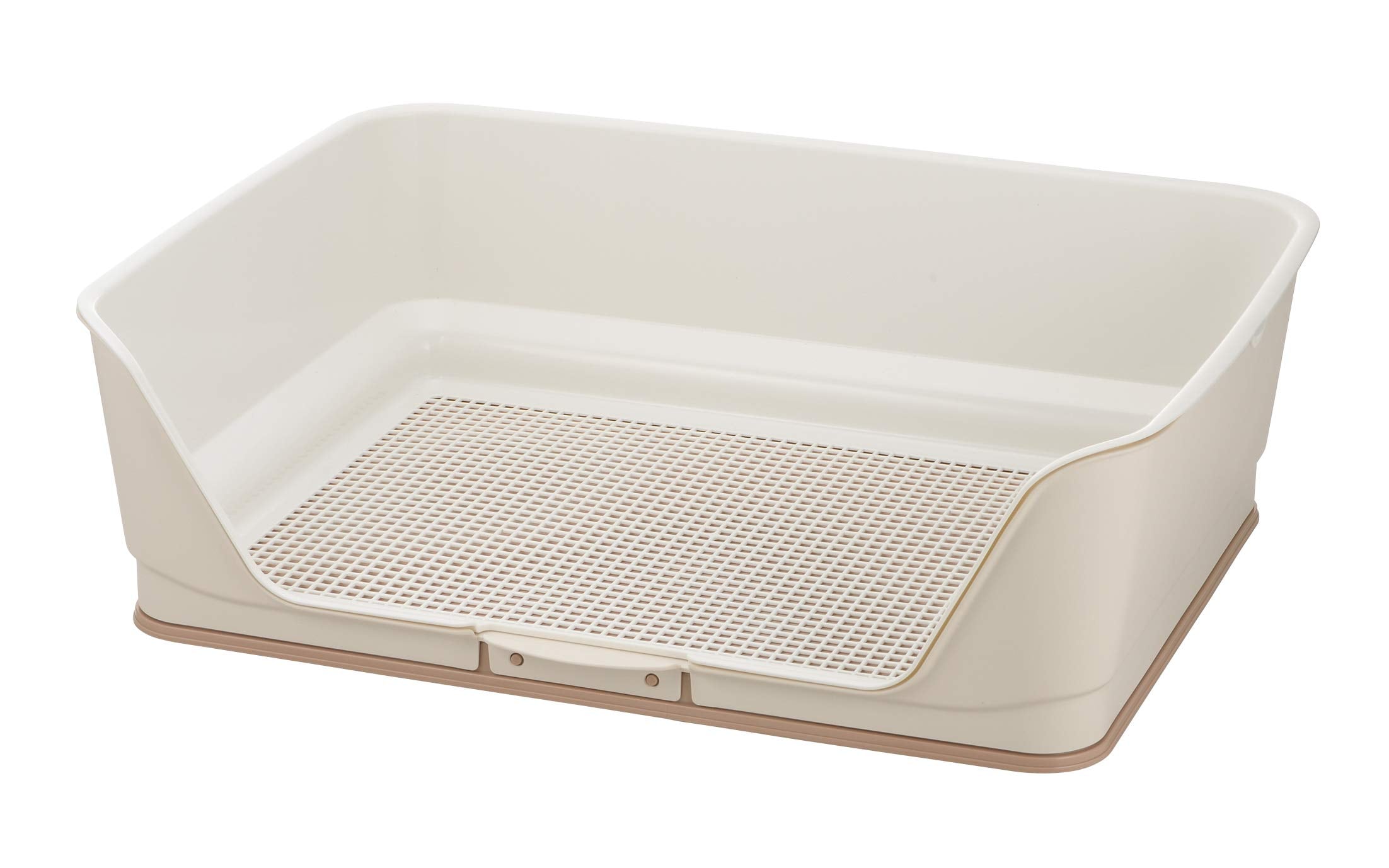 リッチェル お掃除簡単ステップ壁付トイレ アイボリー ワイド