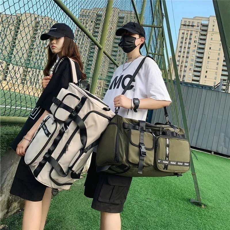 「即納」 大容量/トラベルバッグ/男女兼用/リュック/大学生/乾湿分離/修学旅行 エクササイズ バッグ リュック 2WAY ショルダーバッグ カップル 男女兼用 合宿