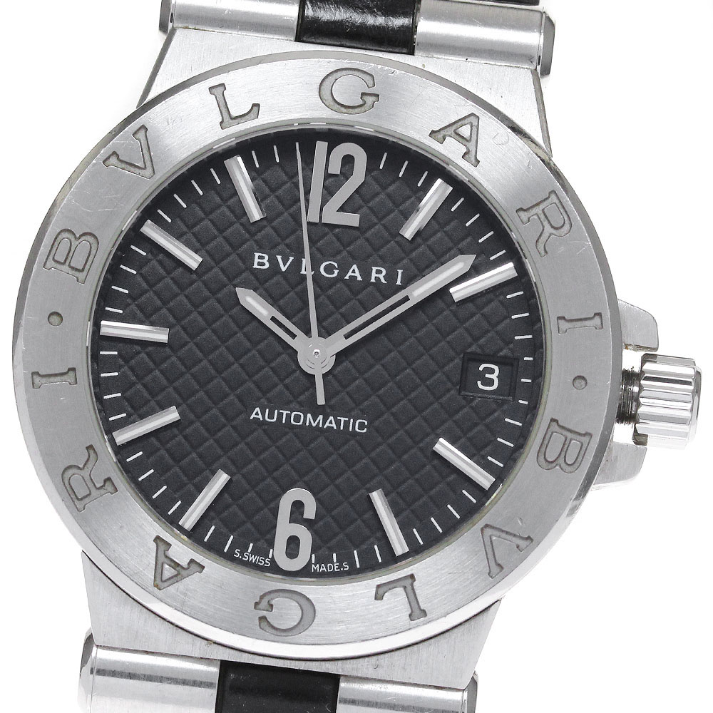 ブルガリ BVLGARI DG35S ディアゴノ デイト 自動巻き メンズ _835913【中古】