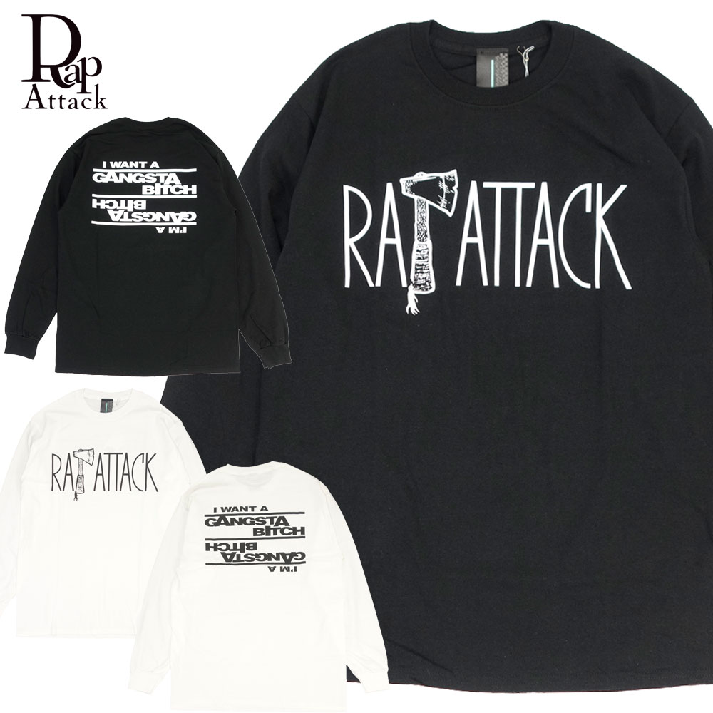 Rap Attack/ラップアタック 長袖 Tシャツ ロンT ロングスリーブ/Gangsta Bitch L/S Tee RASP21-LT003