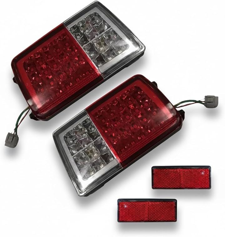 互換品 LED テールランプ シーケンシャルウインカー 切替式 左右セット エブリィ バン DA17V DA64V クリッパー スクラム 対応 (レッドクリア)