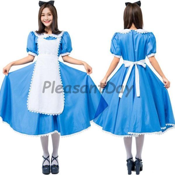 【 2025新作最安値に挑戦】 衣装 大きいサイズ S2XL 女性用 メイド 女王 アリス 衣装 コスプレ かわいい 大人 コスチューム レディース